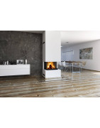 Plieninis židinio ugniakuras Romotop HC3LJ21, iki 12 kW