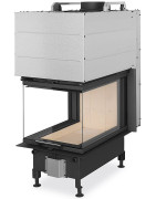 Plieninis židinio ugniakuras Romotop KV HEAT U 3G L, iki 13 kW