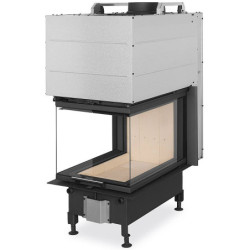 Plieninis židinio ugniakuras Romotop KV HEAT U 3G L, iki 13 kW