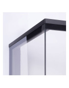 Plieninis židinio ugniakuras Romotop HR2SG21, kampinis, 9 kW