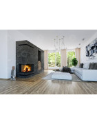 Plieninis židinio ugniakuras Romotop HR3LF21, 15.6 kW