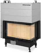 Plieninis židinio ugniakuras Romotop HL3LF01, 15.6 kW