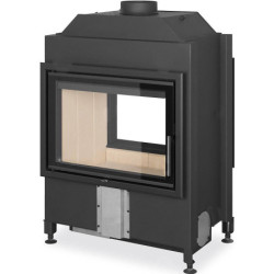 Plieninis židinio ugniakuras Romotop Heat Tunnel, 10.3 kW