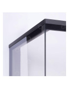 Plieninis židinio ugniakuras Romotop HL2SY23, kampinis, 7.5 kW