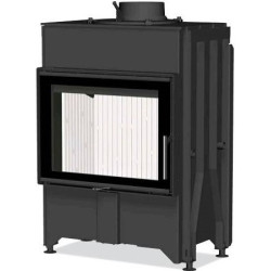 Plieninis židinio ugniakuras Romotop Dynamic D2M, iki 10 kW