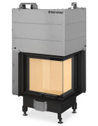 Plieninis židinio ugniakuras Romotop HL3LE21, 3.3 - 8.4 kW