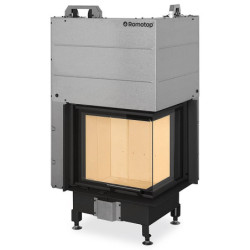 Plieninis židinio ugniakuras Romotop HL3LE21, 3.3 - 8.4 kW