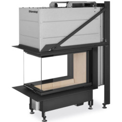 Plieninis židinio ugniakuras Romotop Heat U 3g L, 5 - 13 kW