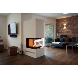 Plieninis židinio ugniakuras Romotop Heat U 3g L, 5 - 13 kW