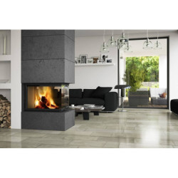 Plieninis židinio ugniakuras Romotop Heat U 3g L, 5 - 13 kW