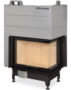Plieninis židinio ugniakuras Romotop HL3LG21, 3.5 - 9 kW