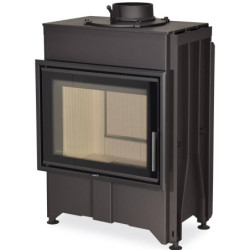 Plieninis židinio ugniakuras Romotop Dynamic DB2M01, iki 10 kW