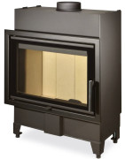 Plieninis židinio ugniakuras Romotop KV Heat H2T13, iki 7 kW