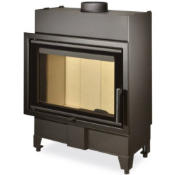 Plieninis židinio ugniakuras Romotop KV Heat H2T13, iki 7 kW