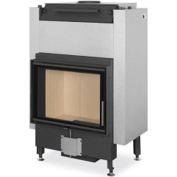 Plieninis židinio ugniakuras Romotop Dynamic DW2M01P, iki 15 kW