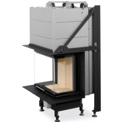 Plieninis židinio ugniakuras Romotop Heat HC3LE01+K1, iki 7.4 kW