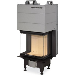 Plieninis židinio ugniakuras Romotop Heat HC3LE21, iki 7.4 kW