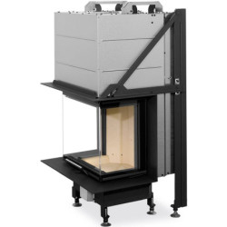 Plieninis židinio ugniakuras Romotop Heat HC3LE21+K1, iki 7.4 kW