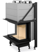 Plieninis židinio ugniakuras Romotop Heat HC3LH21+K1, iki 10 kW