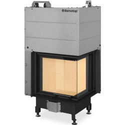 Plieninis židinio ugniakuras Romotop HR3LE21, 3.3 - 8.4 kW