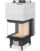 Plieninis židinio ugniakuras Romotop Heat U 3g L, iki 10.4 kW