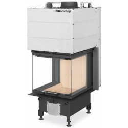 Plieninis židinio ugniakuras Romotop Heat U 3g L, iki 10.4 kW