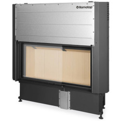 Plieninis židinio ugniakuras Romotop Impression 2G L, 16.9 kW