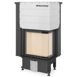 Plieninis židinio ugniakuras Romotop Impression R2G L