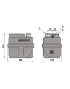 Nuotekų siurblinė Pedrollo SAR 100 – VXm8/35
