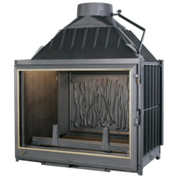 Ketinis židinio ugniakuras Seguin Multivision 7000, 15 kW