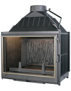 Ketinis židinio ugniakuras Seguin Multivision 7000, 17 kW