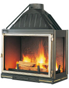 Ketinis židinio ugniakuras Seguin Multivision 7000, 15 kW