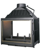 Ketinis židinio ugniakuras Seguin Multivision 7000, 2 fasadai