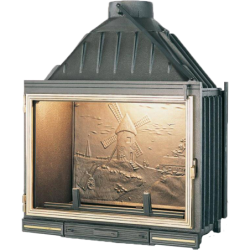 Ketinis židinio ugniakuras Seguin Multivision 8000, iki 16 kW