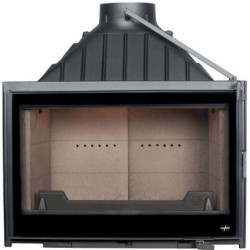 Ketinis židinio ugniakuras Seguin Visio 8, su šamotu, iki 17 kW