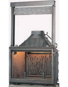 Ketinis židinio ugniakuras Seguin Europa 7, 13 kW