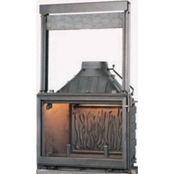 Ketinis židinio ugniakuras Seguin Europa 7, 13 kW