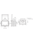 Ketinis židinio ugniakuras Seguin Europa 7, 13 kW