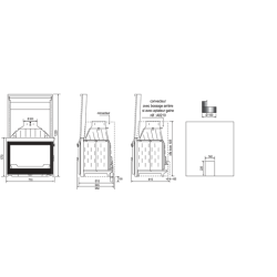 Ketinis židinio ugniakuras Seguin Europa 7 Evolution, 19 kW