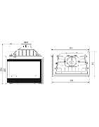 Ketinis židinio ugniakuras Seguin Europa 7 Evolution VL R