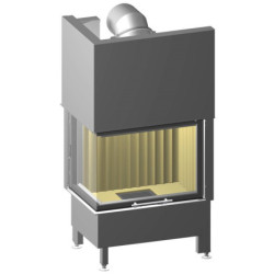 Plieninis židinio ugniakuras Spartherm Varia 2L-51H 4S, 9kW