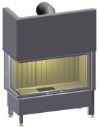 Plieninis židinio ugniakuras Spartherm Varia 2L51-100H 4S