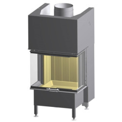 Plieninis židinio ugniakuras Spartherm Varia C-45H 4S, 10.4kW