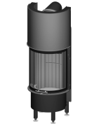 Plieninis židinio ugniakuras Spartherm Speedy Ph-4S, 9 kW