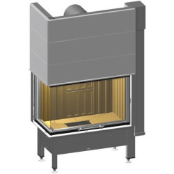 Plieninis židinio ugniakuras Spartherm Varia 2L-80h-4S, 13.5 kW