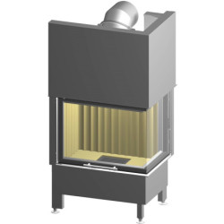 Plieninis židinio ugniakuras Spartherm Varia 2R-80h-4S, 13.5 kW