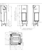 Plieninis židinio ugniakuras Spartherm Arte 2LRh-66-4S-2 Linear
