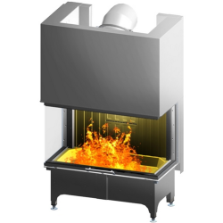 Plieninis židinio ugniakuras Spartherm Varia AS-3RLh-4S, 10.9 kW