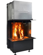 Plieninis židinio ugniakuras Spartherm Premium A-3RL-60h, 9.8 kW