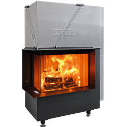 Plieninis židinio ugniakuras Spartherm Premium V-2L-80h, 13.7kW